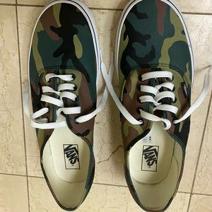 Authentic Woodland Camo Vans